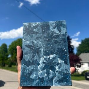 Abstract Blue Canvas Art